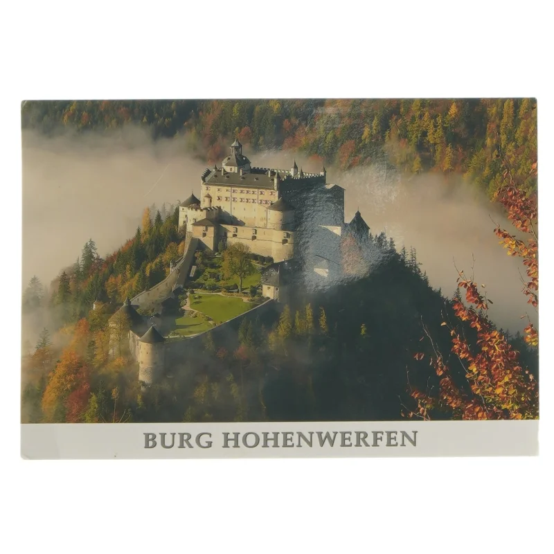 Postkort med Burg Hohenwerfen (str. 17x12 cm)