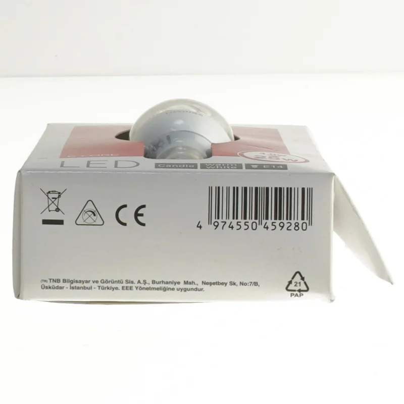 Toshiba LED-lyspære E14 4W fra Toshiba (str. 11 cm)