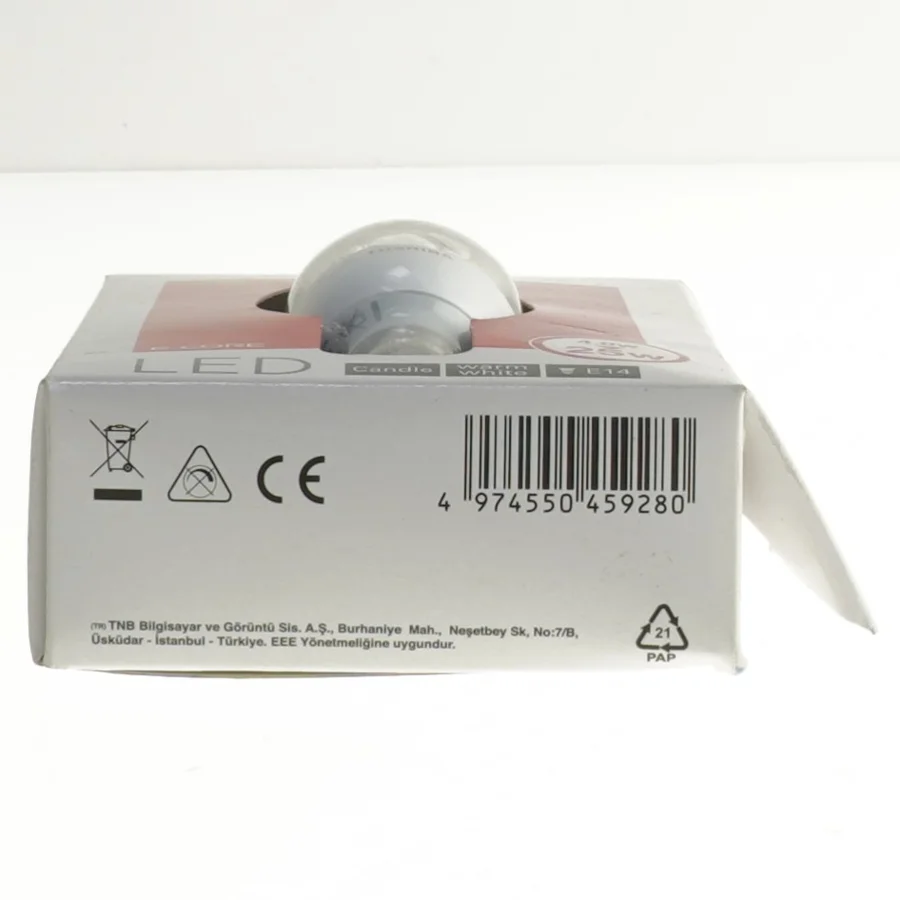 Toshiba LED-lyspære E14 4W fra Toshiba (str. 11 cm)