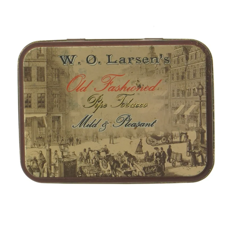 Vintage tobaksdåse (str. 13x9,5 cm)