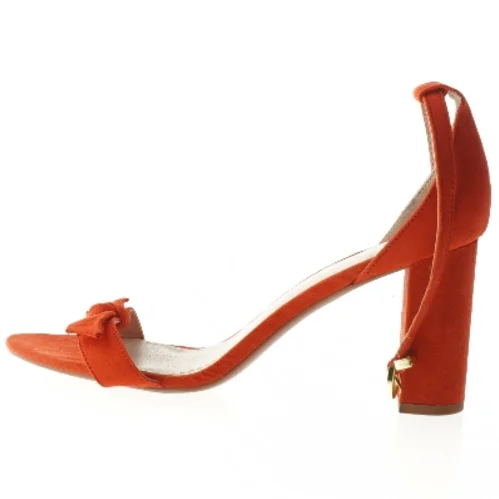 Røde H&M højhælede sandaler fra H&M (str. 38 )