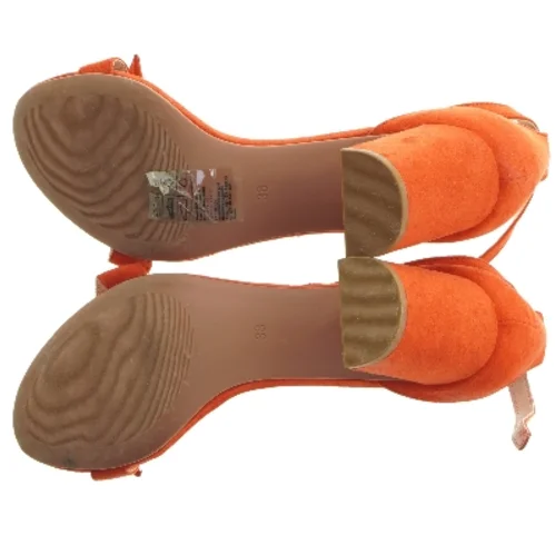 Røde H&M højhælede sandaler fra H&M (str. 38 )