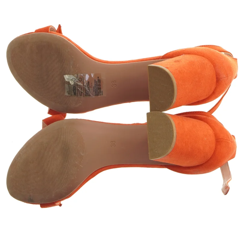 Røde H&M højhælede sandaler fra H&M (str. 38 )