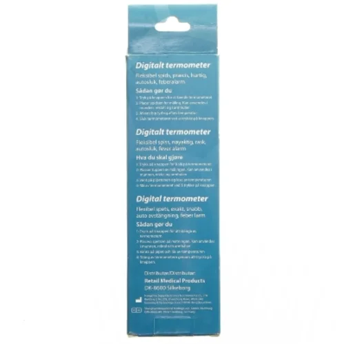 Fleksibelt digitalt termometer (str. 13 cm)