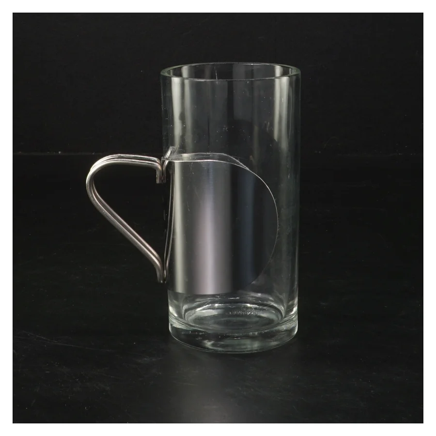 Glas med aftagelig hank (str. Ø 6x12,5 cm)