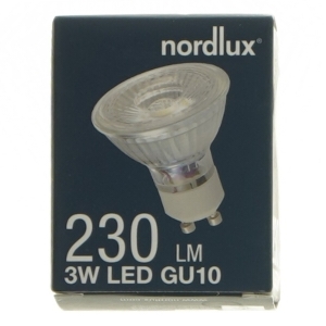 LED pære GU10 3W fra Nordlux (str. 5,5 cm)