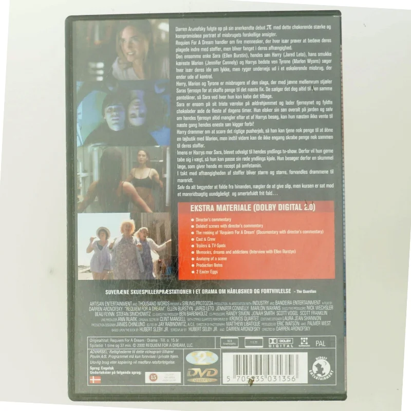 Requiem for a dream med Ellen Burstyn (DVD)