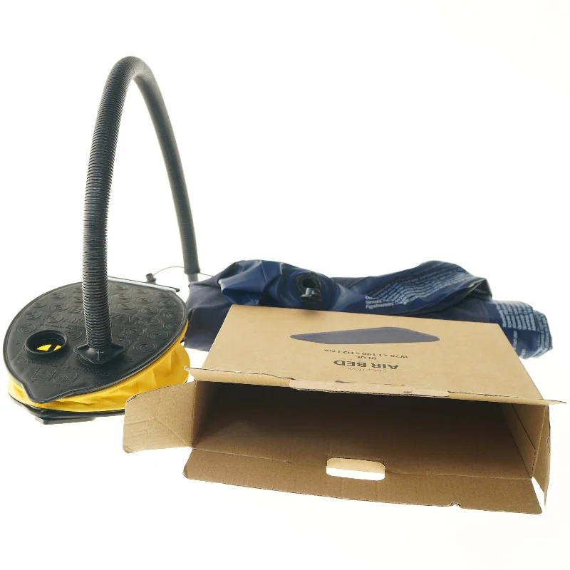 Luftmadras og fodpumpe