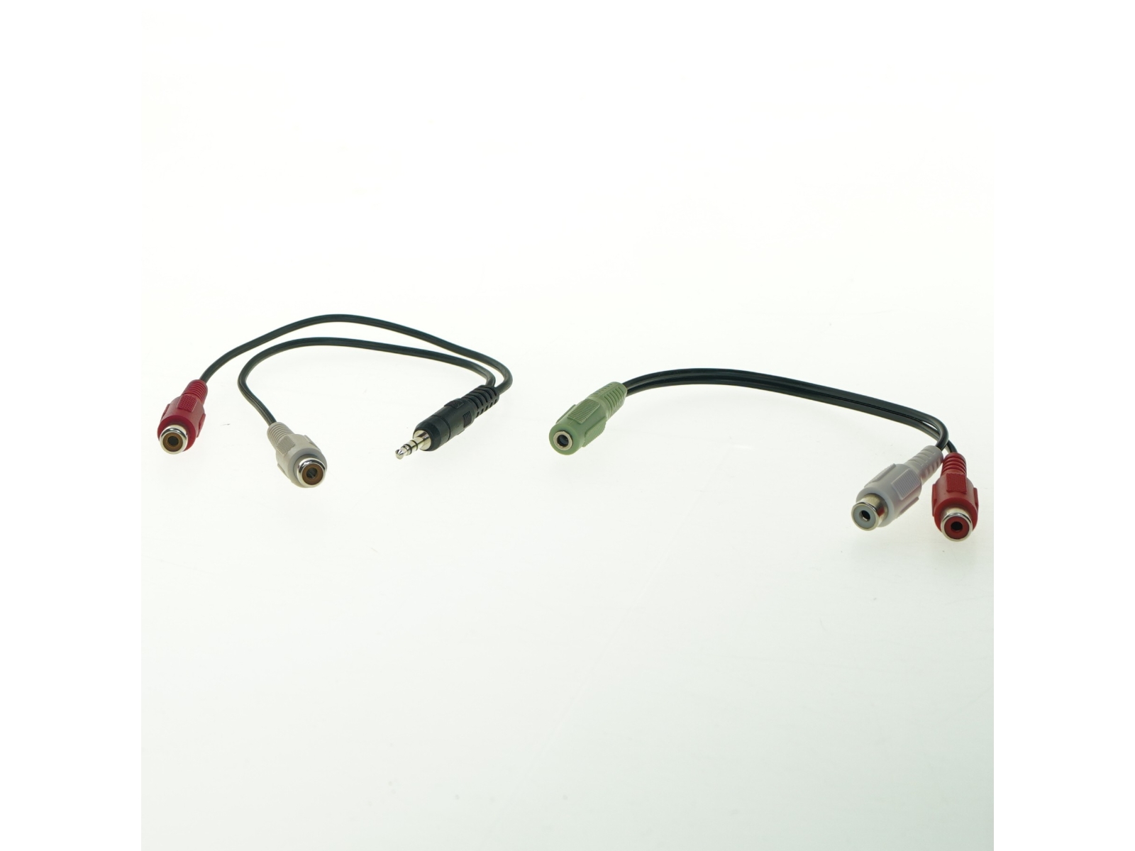 3,5 mm jack til 2 x RCA-adapterkabel (str. 25 cm)