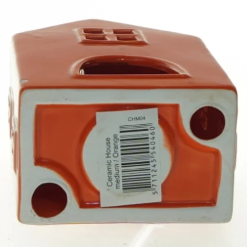 Keramikhus til fyrfadslys (str. 17x10,5x7 cm)