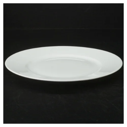 Hvid middagstallerken fra IKEA (str. Ø. 21,5 cm)