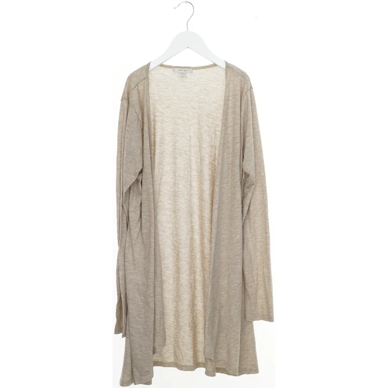Lang beige cardigan fra Amisu (str. L)