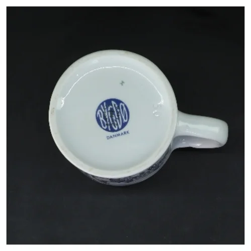 Krus med Roskilde motiv fra Bing & Grøndahl (str. Ø 8,5 cm længde 12 cm)