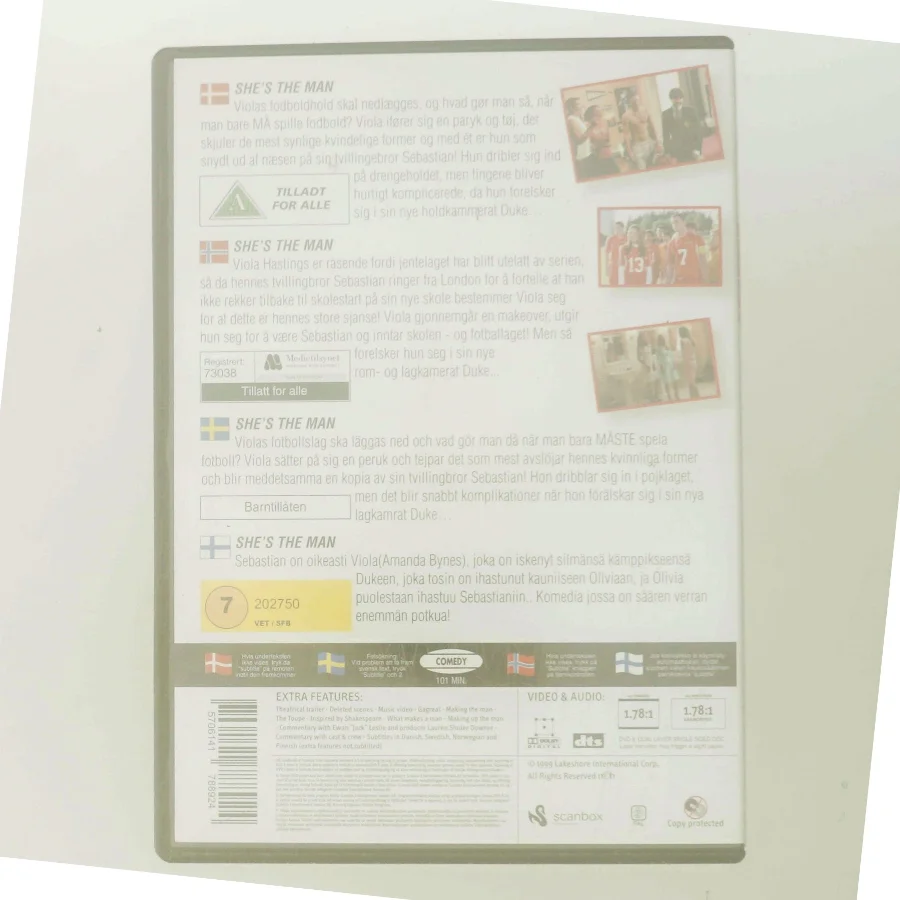she´s the man med Amanda Bynes (DVD)