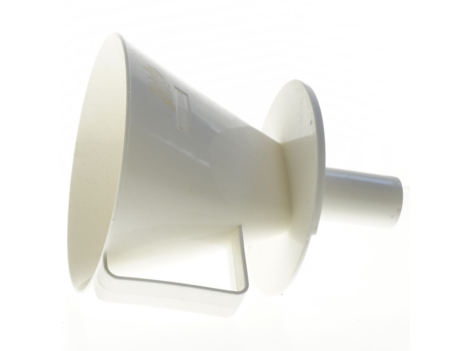 Hvid plastiktragt, kaffe (str. 16,5 cm)