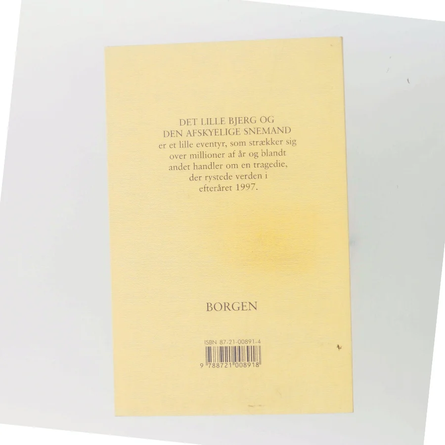 Det lille bjerg og den afskyelige snemand af Vagn Lundbye (Bog)