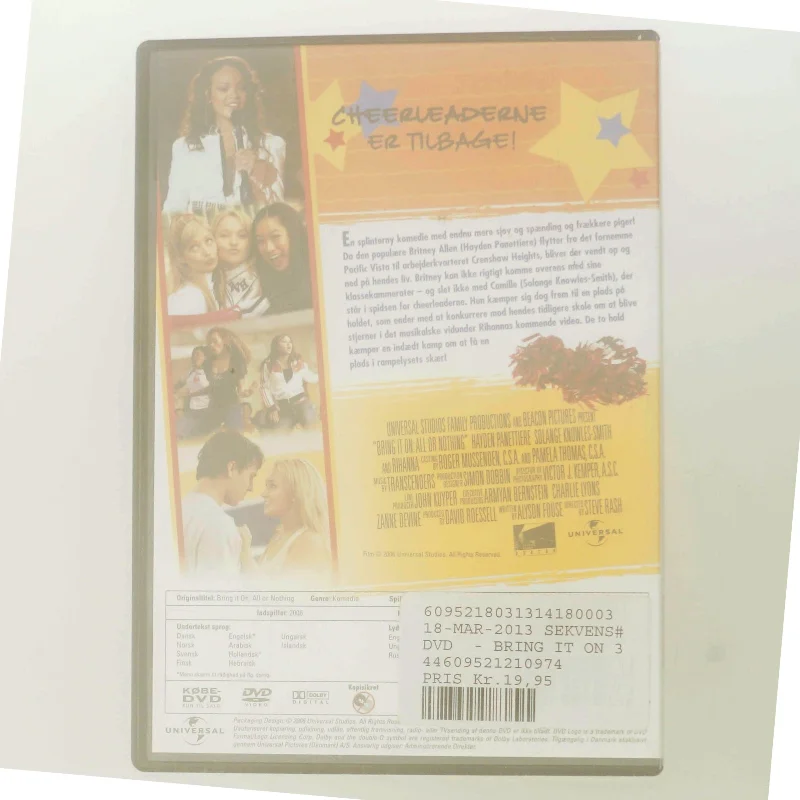 Bring It On: All or Nothing med Hayden Panettiere (DVD)