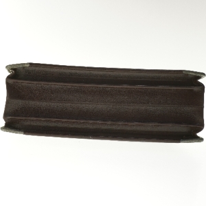 Brun dokumentmappe (str. 41x34x14 cm)