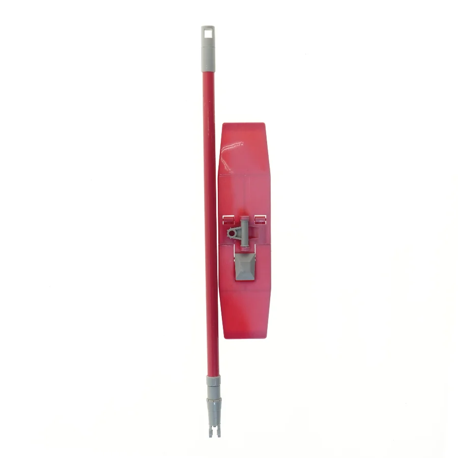 Rød moppe med justerbart skaft (str. 75 cm)