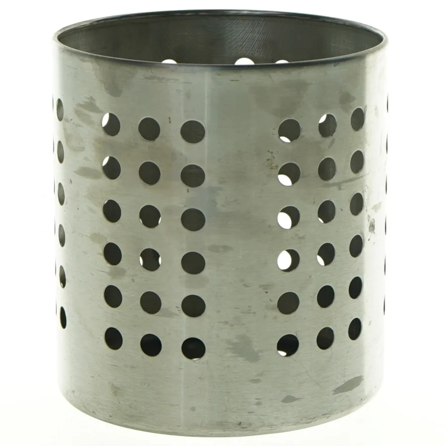 Rustfrit stål bestikholder fra IKEA (str. 13. x 12 cm)