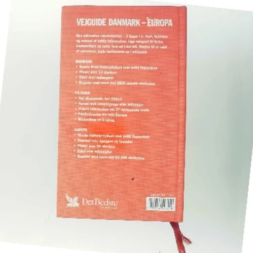 Vejguide Danmark Europa (Bog)