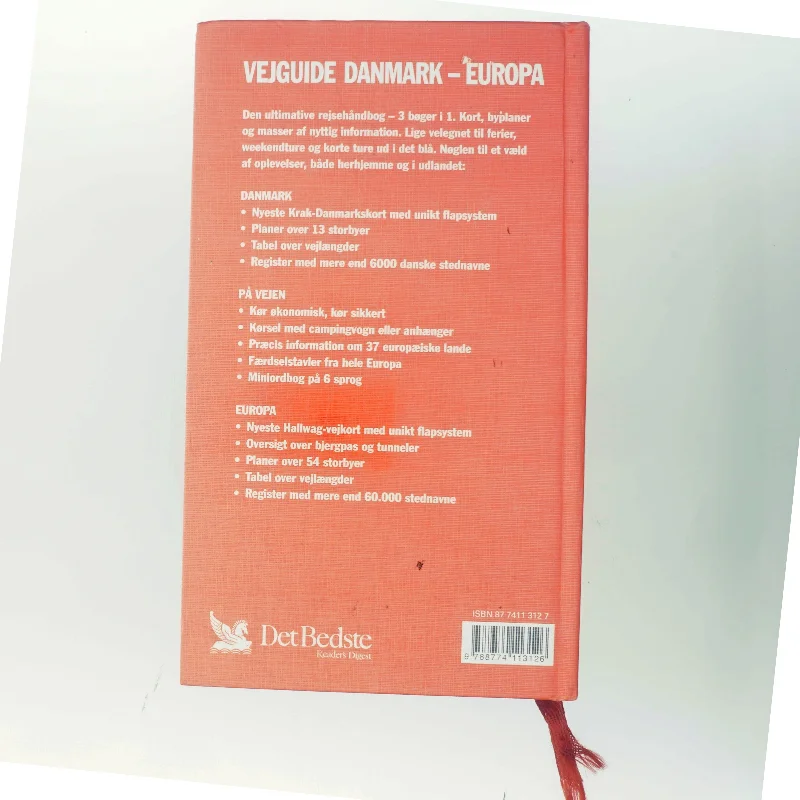 Vejguide Danmark Europa (Bog)