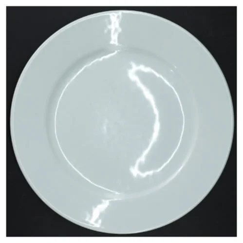 Hvid middagstallerken fra IKEA (str. Ø. 27 cm)