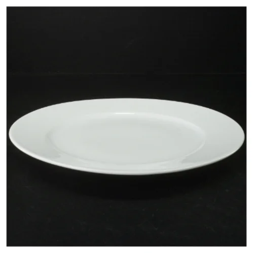 Hvid middagstallerken fra IKEA (str. Ø. 27 cm)