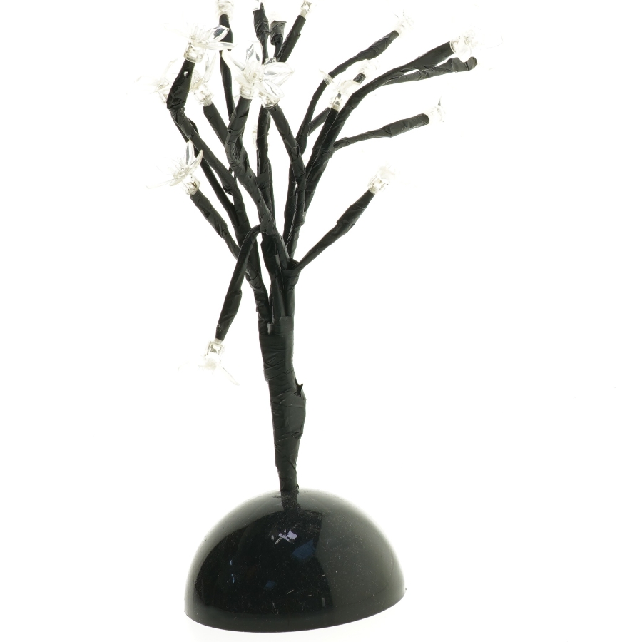 Dekorativ lyskilde med blomster fra Jysk (str. 29 cm)