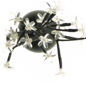 Dekorativ lyskilde med blomster fra Jysk (str. 29 cm)