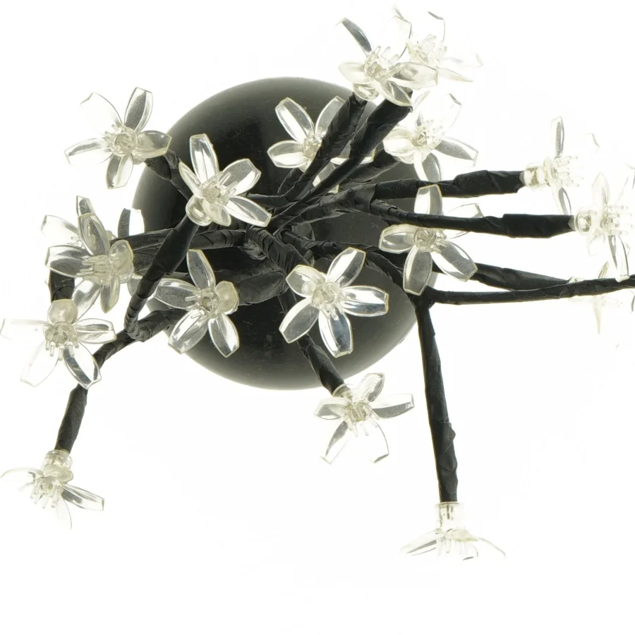 Dekorativ lyskilde med blomster fra Jysk (str. 29 cm)