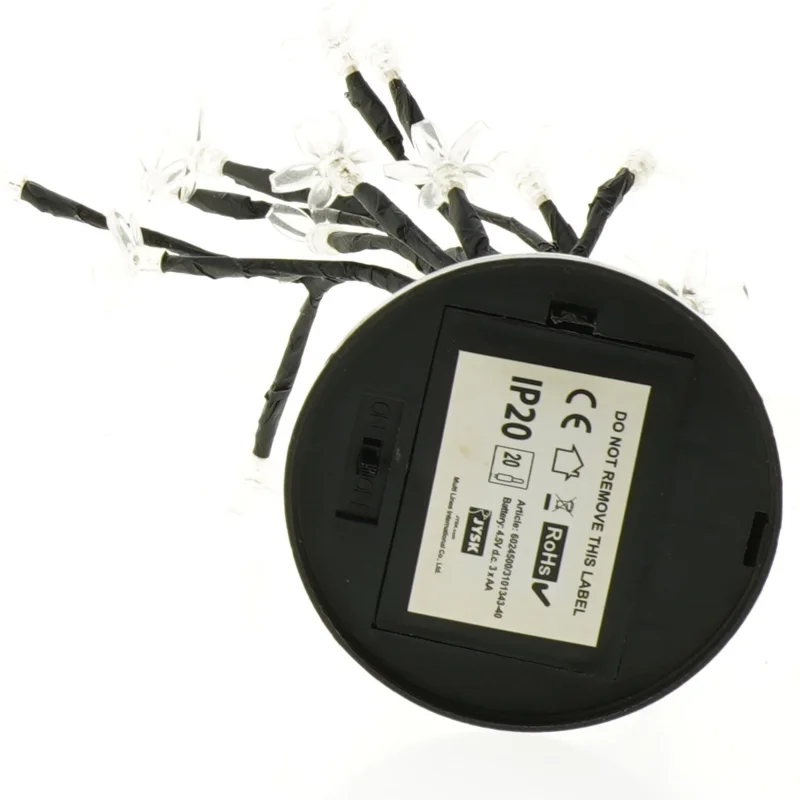 Dekorativ lyskilde med blomster fra Jysk (str. 29 cm)