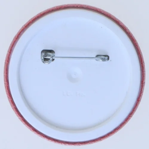 Badge med sjov tekst (str. Ø 5,5 cm)