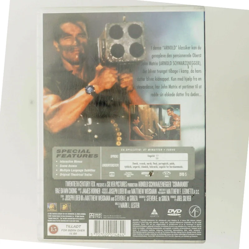 Commando med Arnold Schwarzenegger (DVD)