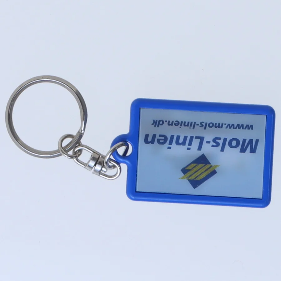 Keyhanger med billede af færge fra Molslinjen (str. 5 cm)