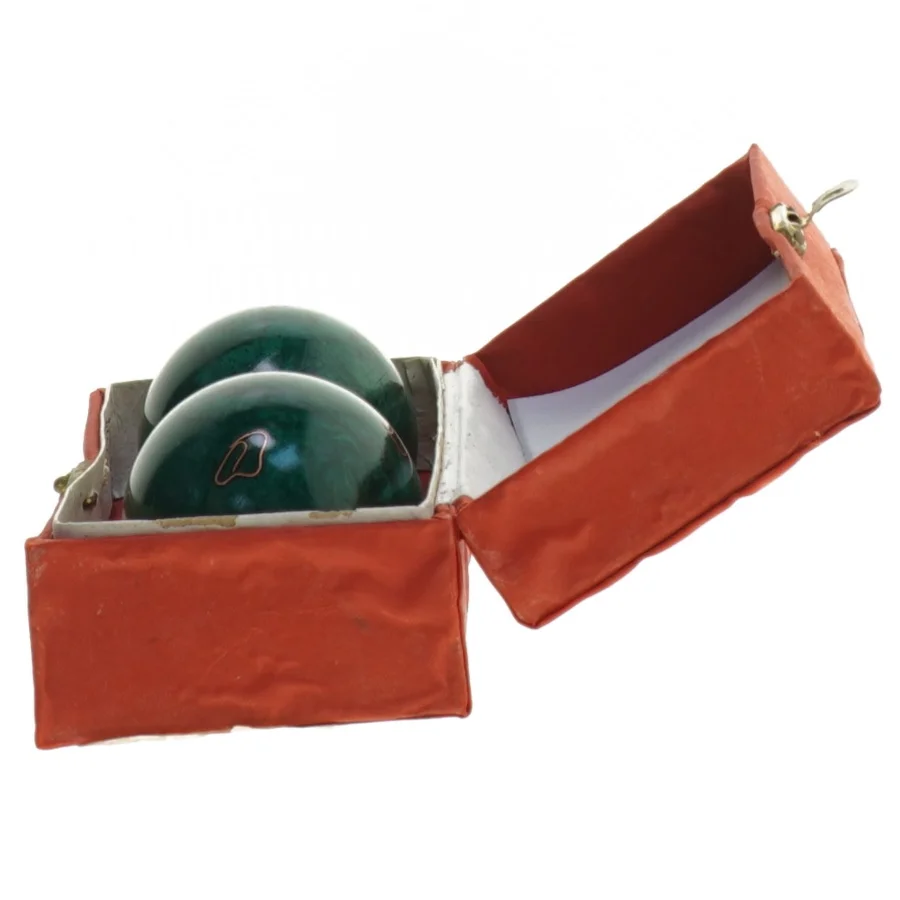 Traditionelle håndterapi kugler i æske (str. 11,5x6,5 cm)