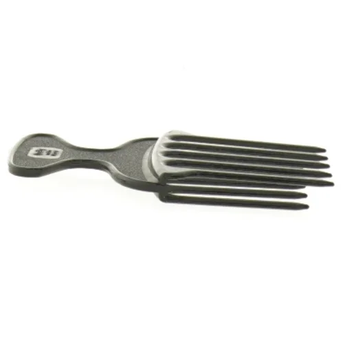 Sort hårkam (str. 13x10 cm)