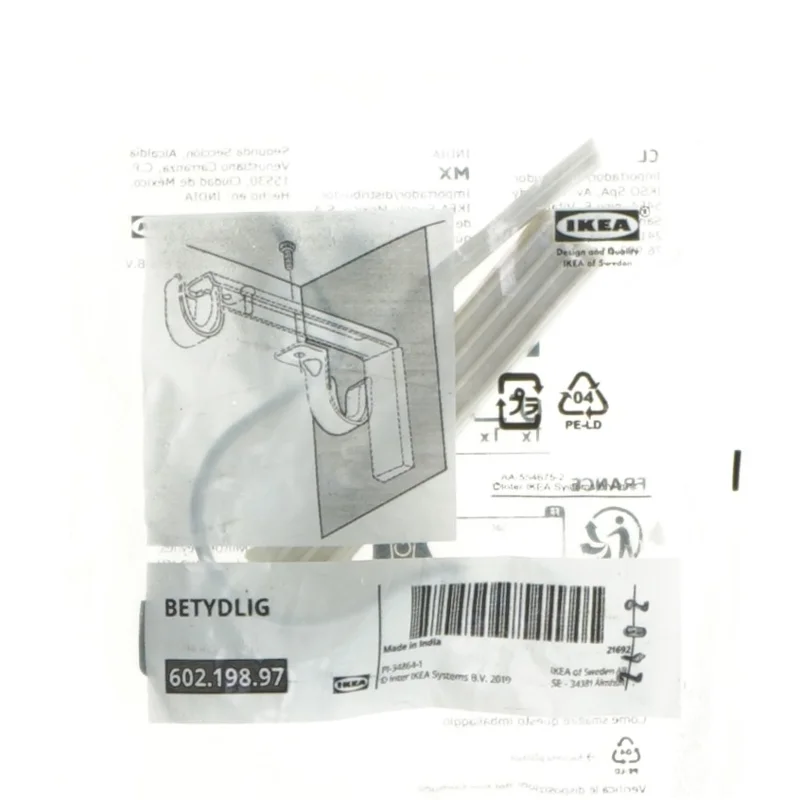 IKEA Betyldig gardin beslag fra IKEA