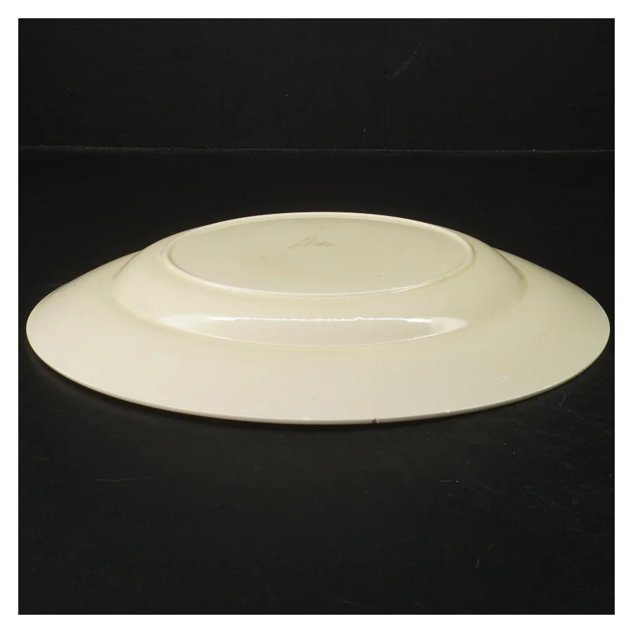 Porcelænstallerker med blomstermotiv (str. 25 cm)