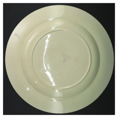 Porcelænstallerker med blomstermotiv (str. 25 cm)