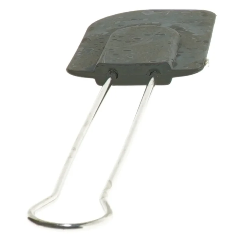 Sort dejskraber med metalhåndtag (str. 24 cm)