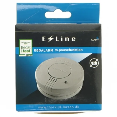 Optisk røgalarm med pausefunktion fra Thorkild-Larsen (str. 106x36 mm)
