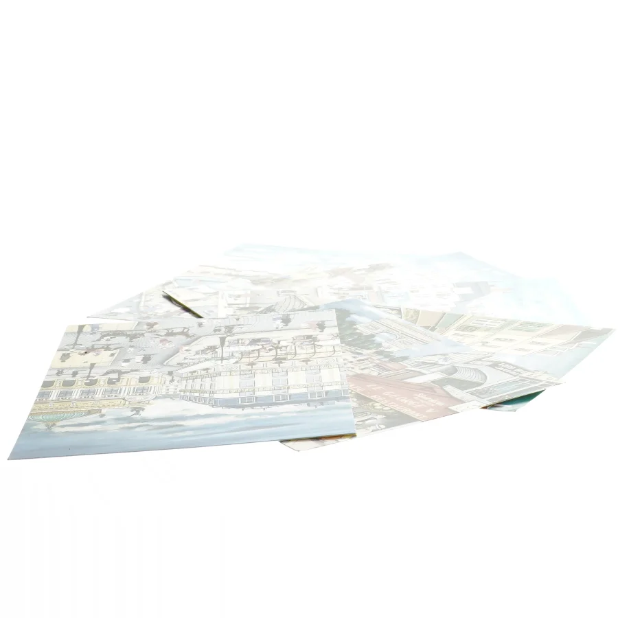 Postkort med Paris-motiver fra Bin Kashiwa (str. 17x12 cm)