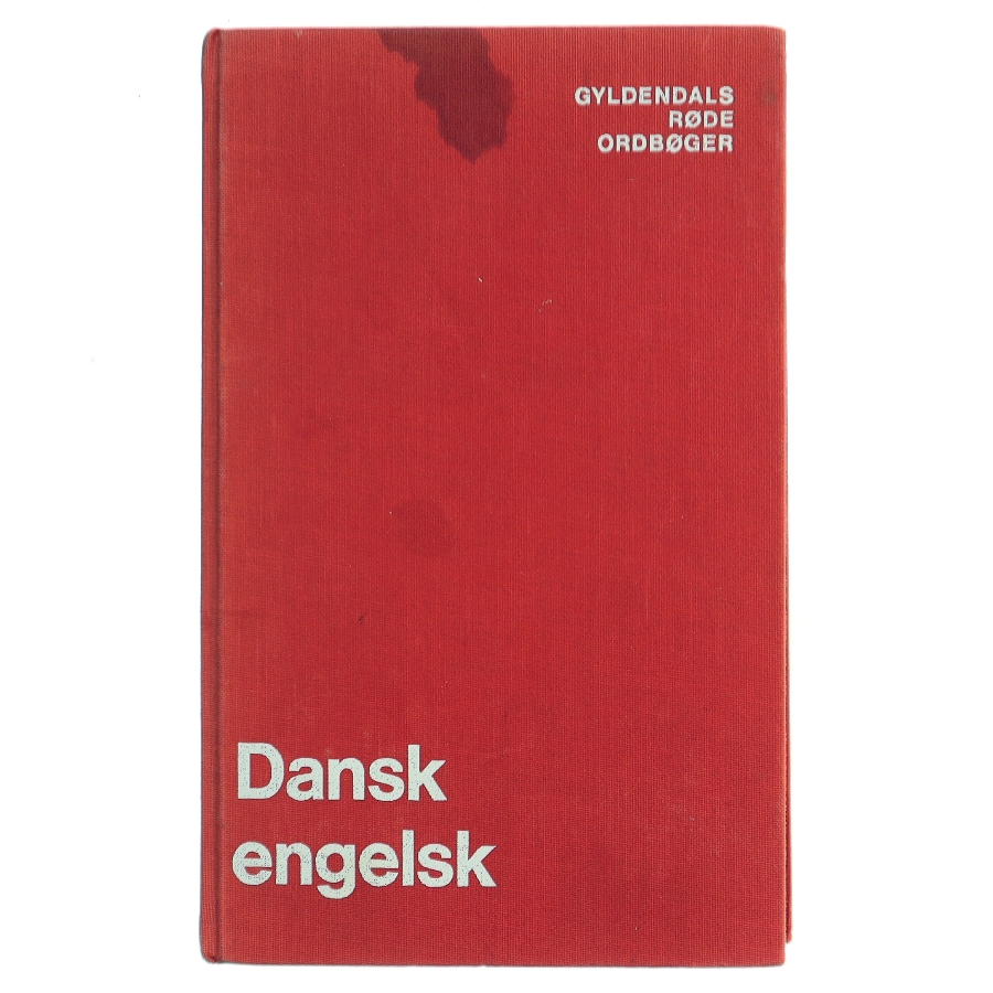 Dansk-engelsk ordbog (Bog)