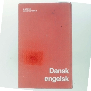 Dansk-engelsk ordbog (Bog)