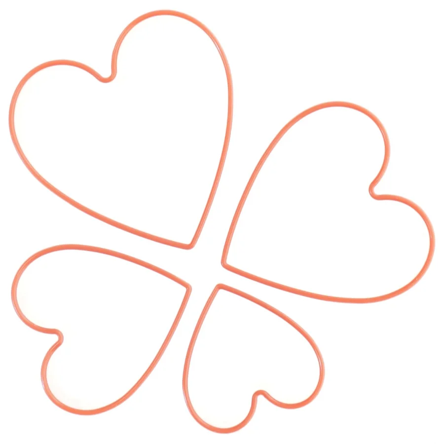 Udstiksforme til bagning, hjerteformet (str. 9x9 cm)