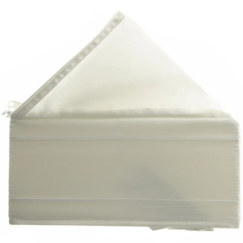 Opbevaringspose med lynlås (str. 28x28x13 cm)