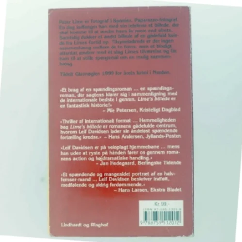 Lime's billede : roman (Klassesæt) af Leif Davidsen (Bog)
