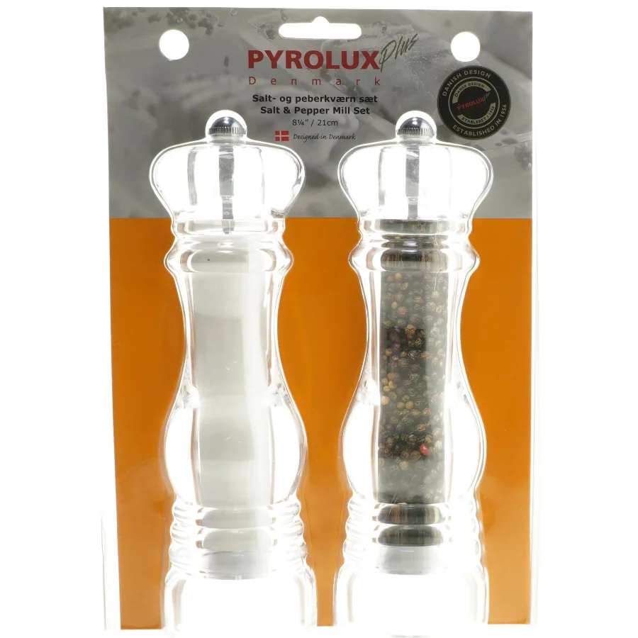 Salt- og peberkværn sæt fra Pyrolux (str. 21 cm)