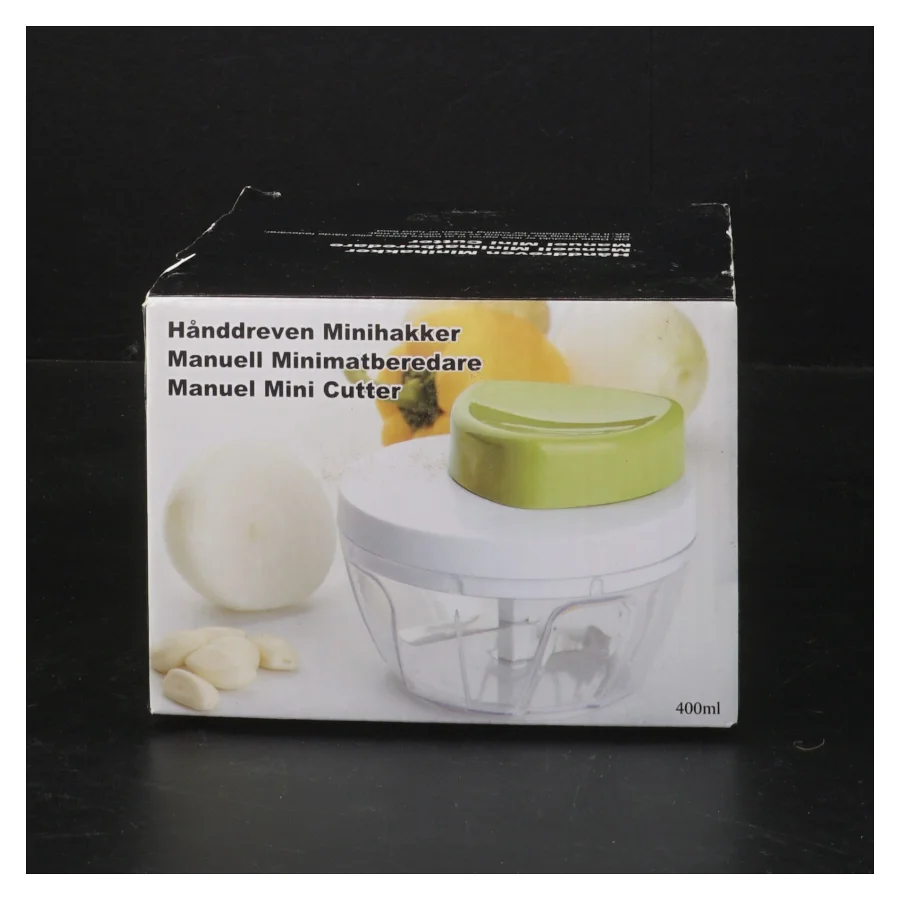 Hånddrevet minihakker (str. Ø 12 cm)